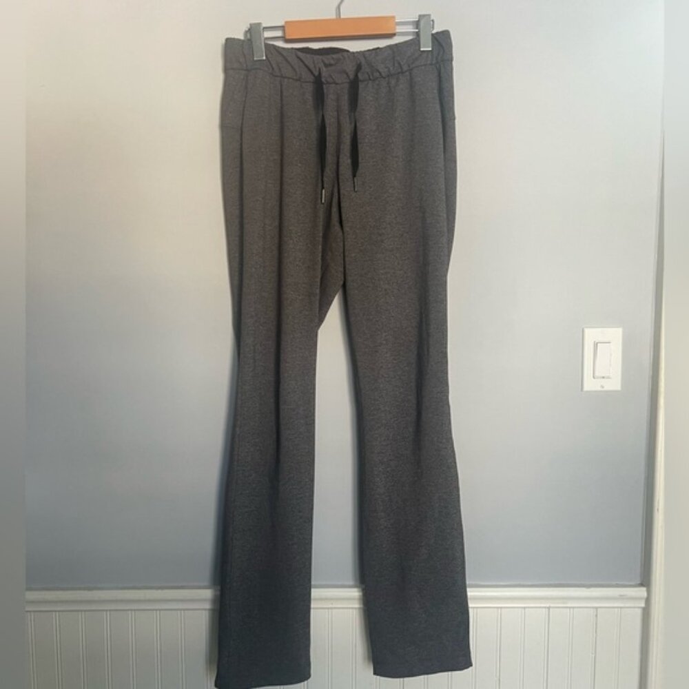 Lululemon On The Fly Pant Full Length 31” Heathered Black Size 6